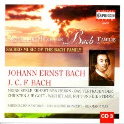 Geistliche Musik der Bach Familie, vol 3 Cover