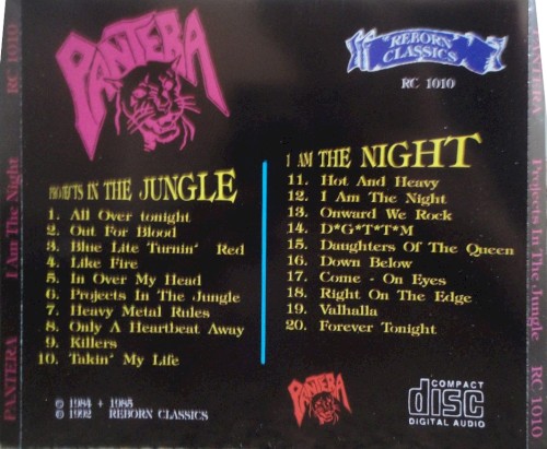 Projects in the Jungle / I Am the Night Cover