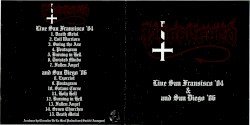 Live In San Francisco '84 & San Diego '86 Cover