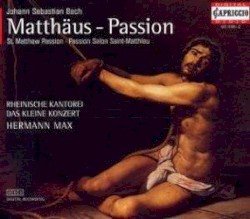 Konzert – Matthäus-Passion Cover