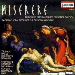 Konzert – Miserere: Sacred Choral Pieces of the Dresden Baroque Cover