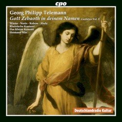 Konzert – Gott Zebaoth in deinem Namen: Cantatas Vol. 2 Cover