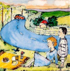out into the fields tour – The Wayward Bus Cover